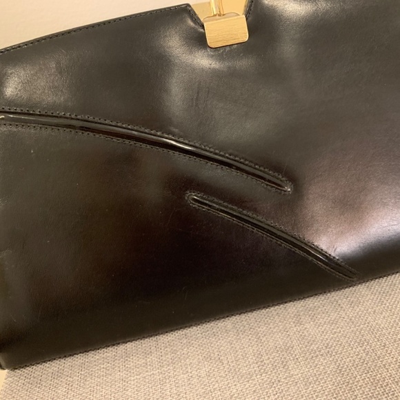 Vintage Ingeldews Canadian Made Black Clutch - Picture 10 of 13